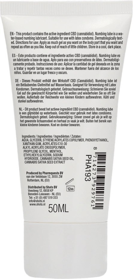 Naturalny lubrykant 50 ml Pharmquests shots Pharmquests by Shots Naturalny lubrykant 50 ml Pharmquests shots Pharmquests by Shots