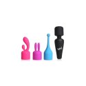 XR Brands - Miniaturowy masażer różdżkowy z 3 końcówkami XR Brands