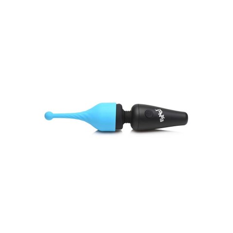 XR Brands - Miniaturowy masażer różdżkowy z 3 końcówkami XR Brands XR Brands - Miniaturowy masażer różdżkowy z 3 końcówkami XR Brands