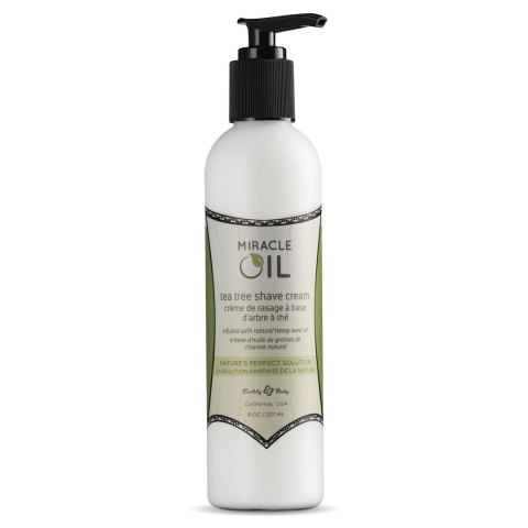 Krem do golenia Miracle Oil Tea Tree - 237 ml The earthly body Earthly body Krem do golenia Miracle Oil Tea Tree - 237 ml The earthly body Earthly body