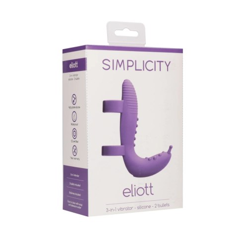 Simplicity by shots - Zestaw przedłużający wibrator Eliott Simplicity by Shots Simplicity by shots - Zestaw przedłużający wibrator Eliott Simplicity by Shots