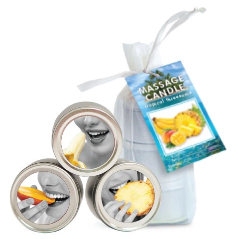 Świece - Zapach Mango, Ananas, Banan - 180 gr The earthly body Earthly body