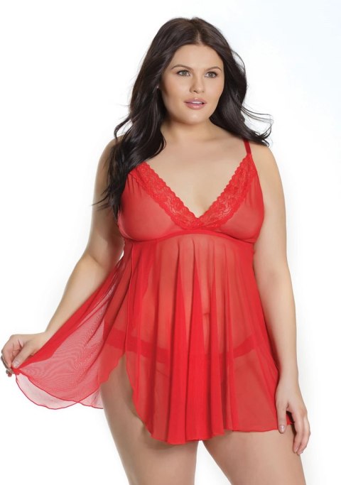 Coquette - Babydoll i stringi - plus size Coquette Coquette - Babydoll i stringi - plus size Coquette