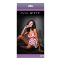 Coquette - Babydoll i stringi z nadrukiem Coquette