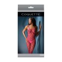 Coquette - Bodystocking z odsłoniętym krokiem i siateczką Coquette