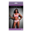 Coquette - Krótki top i szorty z nadrukiem Coquette
