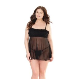Coquette - Sukienka z falbanami - babydoll - plus size Coquette