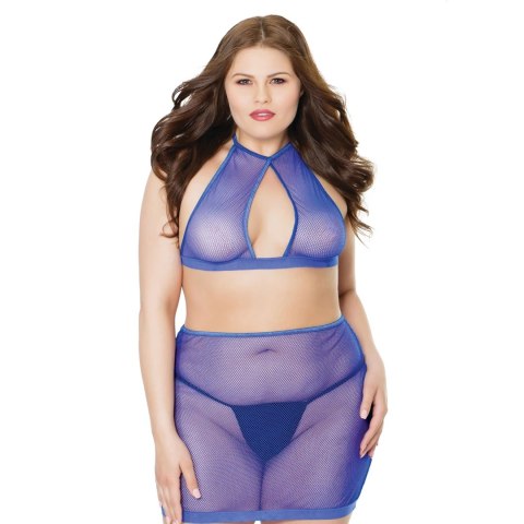 Coquette - Top i spódnica z siateczki - plus size Coquette Coquette - Top i spódnica z siateczki - plus size Coquette