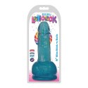 Curve Toys - Dildo z jądrami Berry Ice 15 cm Curve Toys