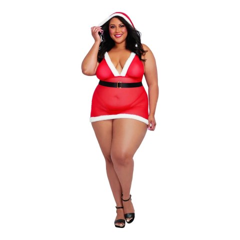 Dreamgirl - Spódniczka Mini Mikołajka - Plus Size Dreamgirl Dreamgirl - Spódniczka Mini Mikołajka - Plus Size Dreamgirl