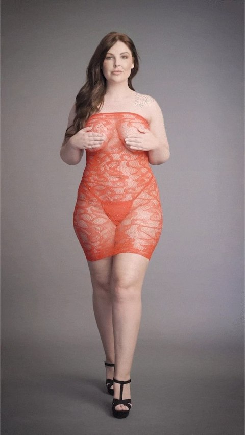 Le desir - Sukienka z dżetami Plus Size Le Désir by Shots Le desir - Sukienka z dżetami Plus Size Le Désir by Shots