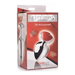 XR Brands - Korek analny - Czerwone serduszko - duży XR Brands