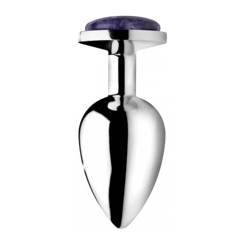 XR Brands - Korek analny - okrągły ametyst - duży XR Brands XR Brands - Korek analny - okrągły ametyst - duży XR Brands