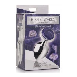 XR Brands - Korek analny - okrągły ametyst - średni XR Brands