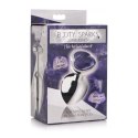 XR Brands - Korek analny - serduszko ametyst - średni XR Brands