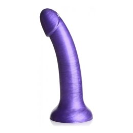 XR Brands - Metalowe, silikonowe dildo - 17,8 cm XR Brands