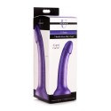 XR Brands - Metalowe, silikonowe dildo - 17,8 cm XR Brands