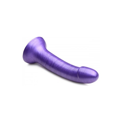 XR Brands - Metalowe, silikonowe dildo - 17,8 cm XR Brands XR Brands - Metalowe, silikonowe dildo - 17,8 cm XR Brands