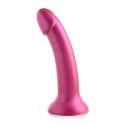 XR Brands - Metalowe, silikonowe dildo - 17,8 cm XR Brands