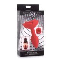 XR Brands - Silikonowy korek analny - róża - średni XR Brands