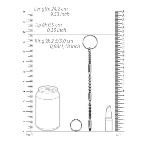 Stymulator do cewki moczowej - 0.4 / 9 mm Ouch! by shots Ouch! by Shots Stymulator do cewki moczowej - 0.4 / 9 mm Ouch! by shots Ouch! by Shots