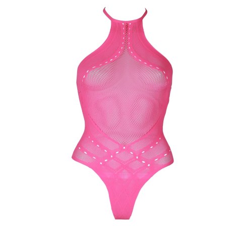 Body z dekoltem w szpic XL/XXXXL Ouch! by shots Ouch! by Shots Body z dekoltem w szpic XL/XXXXL Ouch! by shots Ouch! by Shots