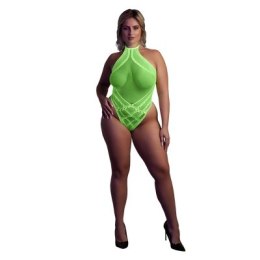 Body z dekoltem w szpic XL/XXXXL Ouch! by shots Ouch! by Shots