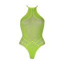 Body z dekoltem w szpic XL/XXXXL Ouch! by shots Ouch! by Shots
