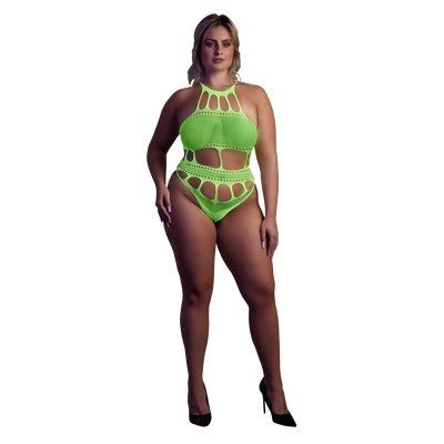 Body z greckim dekoltem XL/XXXXL Ouch! by shots Ouch! by Shots Body z greckim dekoltem XL/XXXXL Ouch! by shots Ouch! by Shots