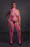 Bodystocking z dekoltem w szpic XL/XXXXL Ouch! by shots Ouch! by Shots