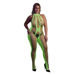 Bodystocking z dekoltem w szpic XL/XXXXL Ouch! by shots Ouch! by Shots