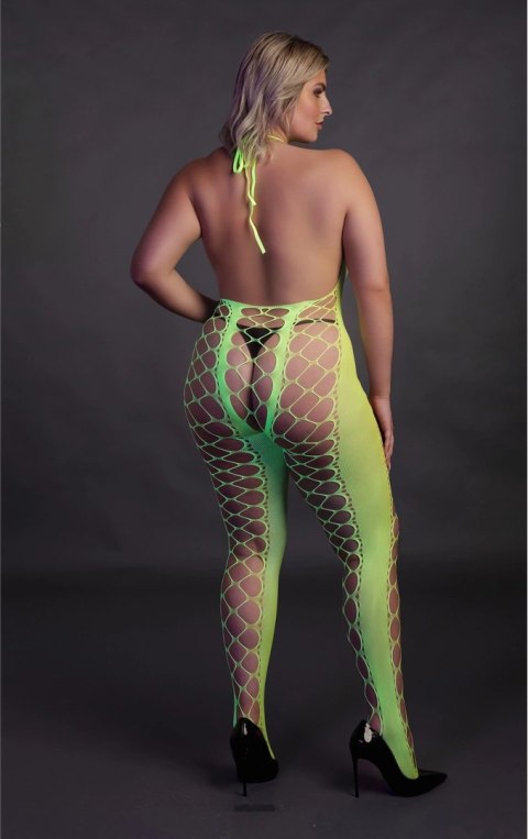 Bodystocking z dekoltem w szpic XL/XXXXL Ouch! by shots Ouch! by Shots Bodystocking z dekoltem w szpic XL/XXXXL Ouch! by shots Ouch! by Shots