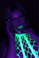 Bodystocking z dekoltem w szpic XL/XXXXL Ouch! by shots Ouch! by Shots