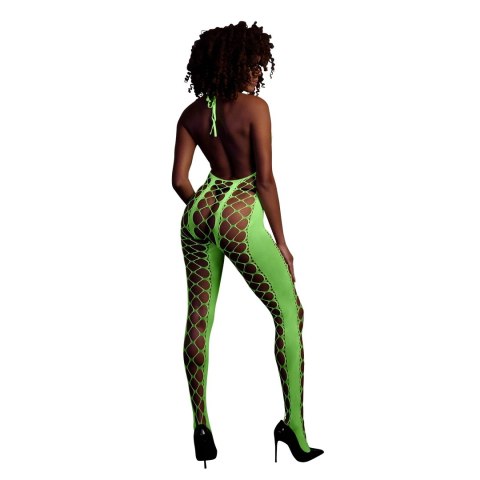 Bodystocking z dekoltem w szpic XS/L Ouch! by shots Ouch! by Shots Bodystocking z dekoltem w szpic XS/L Ouch! by shots Ouch! by Shots