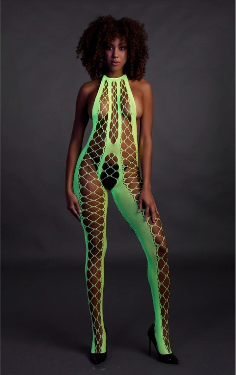 Bodystocking z dekoltem w szpic XS/L Ouch! by shots Ouch! by Shots Bodystocking z dekoltem w szpic XS/L Ouch! by shots Ouch! by Shots