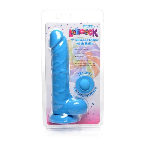 Curve Toys - Silikonowe dildo z jądrami - 18 cm Curve Toys Curve Toys - Silikonowe dildo z jądrami - 18 cm Curve Toys