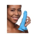 Curve Toys - Silikonowe dildo z jądrami - 18 cm Curve Toys
