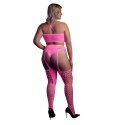 Dwuczęściowe body z krótkim topem i pończochami XL/XXXXL Ouch! by shots Ouch! by Shots