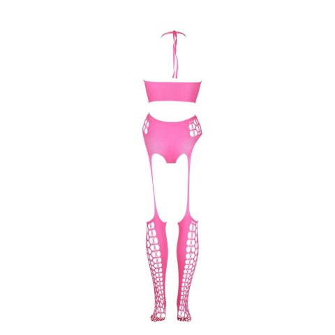 Dwuczęściowe body z krótkim topem i pończochami XL/XXXXL Ouch! by shots Ouch! by Shots Dwuczęściowe body z krótkim topem i pończochami XL/XXXXL Ouch! by shots Ouch! by Shots