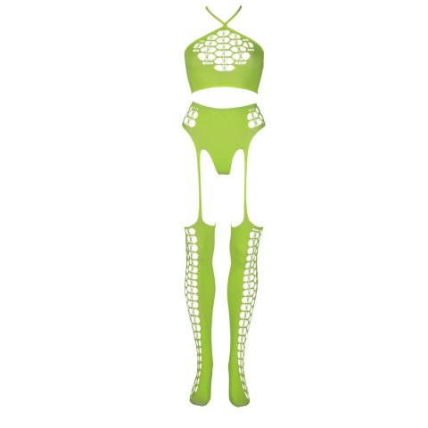 Dwuczęściowe body z krótkim topem i pończochami XL/XXXXL Ouch! by shots Ouch! by Shots Dwuczęściowe body z krótkim topem i pończochami XL/XXXXL Ouch! by shots Ouch! by Shots