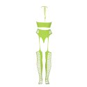 Dwuczęściowe body z krótkim topem i pończochami XL/XXXXL Ouch! by shots Ouch! by Shots