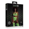 Dwuczęściowe body z krótkim topem i pończochami XS/L Ouch! by shots Ouch! by Shots