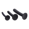 XR Brands - 3 sztuki silikonowych dildo do założenia na pasku XR Brands