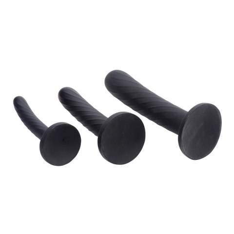 XR Brands - 3 sztuki silikonowych dildo do założenia na pasku XR Brands XR Brands - 3 sztuki silikonowych dildo do założenia na pasku XR Brands
