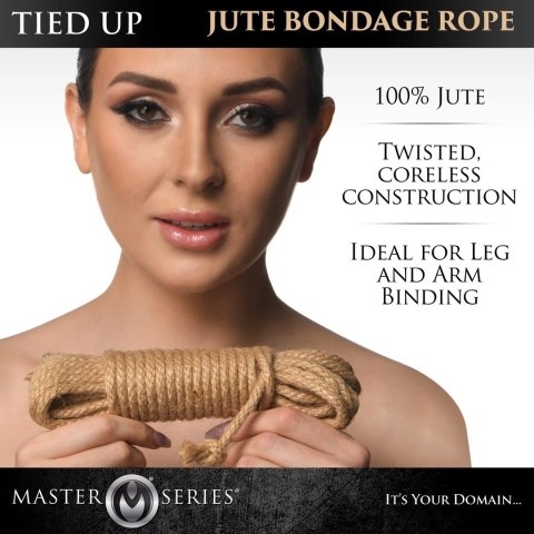 XR Brands - Lina jutowa do bondage - 7,5 m XR Brands XR Brands - Lina jutowa do bondage - 7,5 m XR Brands