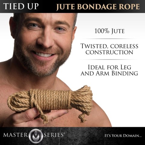 XR Brands - Lina jutowa do bondage - 7,5 m XR Brands XR Brands - Lina jutowa do bondage - 7,5 m XR Brands