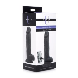 XR Brands - Silikonowe dildo z jądrami XR Brands