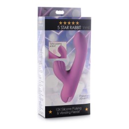 XR Brands - Silikonowy pulsujący i wibrujący królik XR Brands