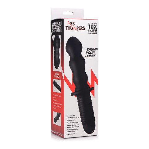 XR Brands - Silikonowy wibrator z uchwytem XR Brands XR Brands - Silikonowy wibrator z uchwytem XR Brands