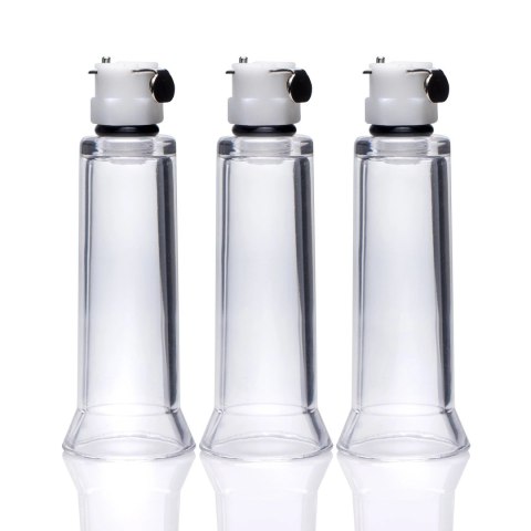 XR Brands - Zestaw 3 przyssawek na łechtaczkę i sutki XR Brands XR Brands - Zestaw 3 przyssawek na łechtaczkę i sutki XR Brands